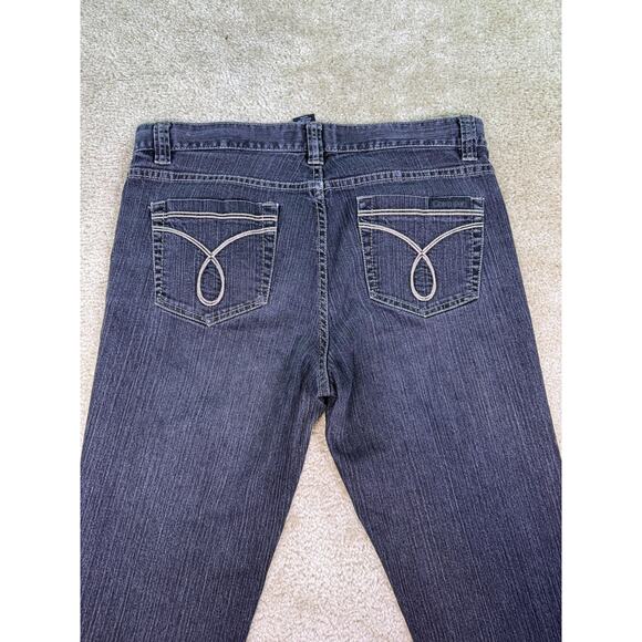 Calvin Klein Women's Mid Rise Skinny Denim Jeans size 31/12 Stretch C550 - Picture 5 of 13